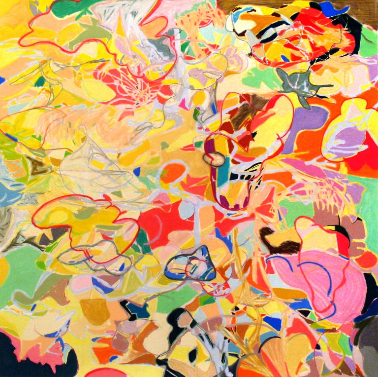 pastel on paper entitled Skin, by Linda Hains